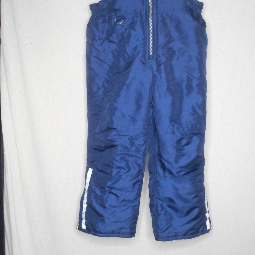Kids Unisex 3T KRU Blue Bib Snow pants - Picture 2 of 4